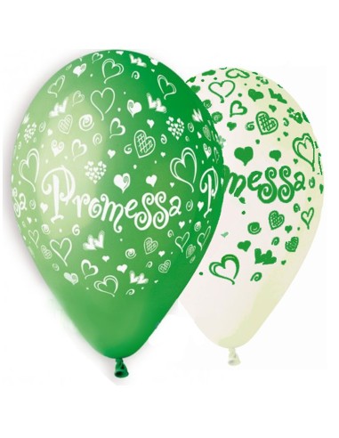 PALLONE LATTICE 12"30CM PROMESSA ASS. 100PZ - L'Officina delle