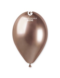 PALLONE LATTICE 13" SHINY ROSA GOLD 50PZ - L'Officina delle 2