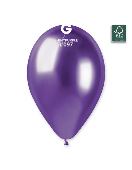 PALLONE LATTICE 13" SHINY VIOLA 50PZ - L'Officina delle feste