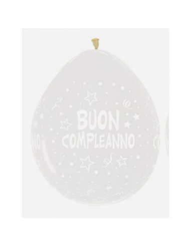 PALLONE LATTICE 18" D.C. BUON COMPLEANNO 1PZ - L'Officina delle