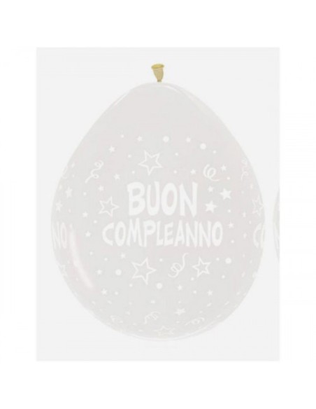 PALLONE LATTICE 18" D.C. BUON COMPLEANNO 1PZ - L'Officina delle