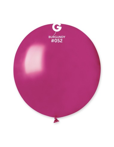 PALLONE LATTICE 19" 48CM BURGUNDY BORDEAUX PERLATO 1PZ -