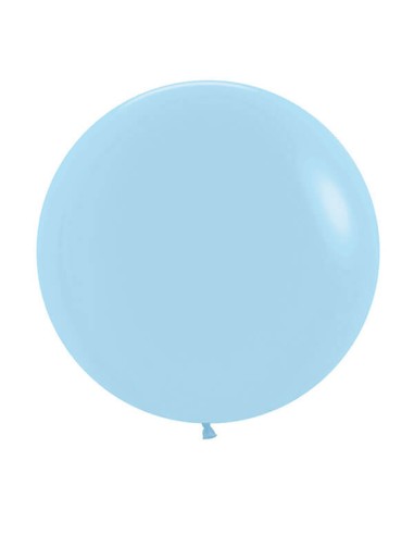 PALLONE LATTICE 24" CELESTE PASTELLO (640) 60CM 3PZ -