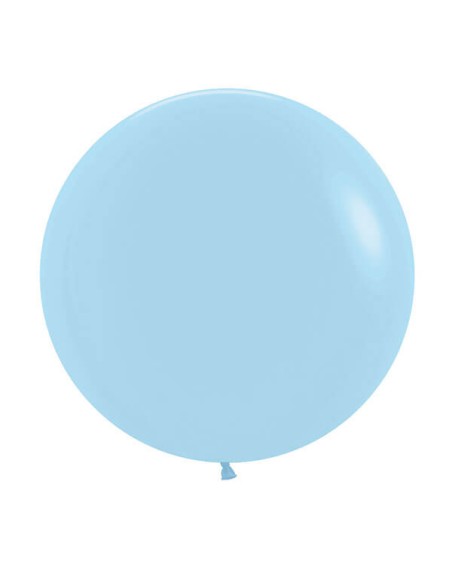 PALLONE LATTICE 24" CELESTE PASTELLO (640) 60CM 3PZ -