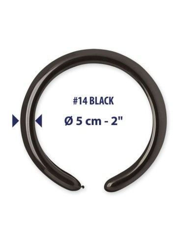 PALLONE LATTICE 260 NERO PZ.100 - L'Officina delle feste