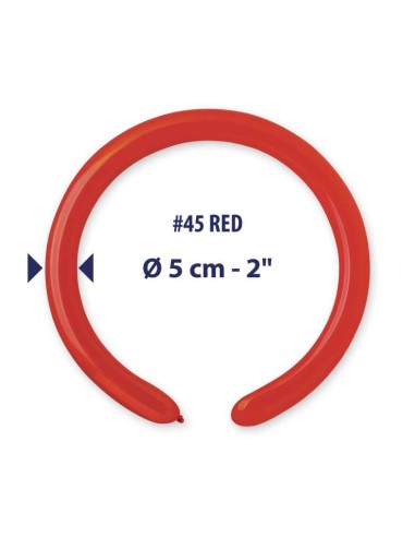 PALLONE LATTICE 260 ROSSO PZ.100 - L'Officina delle feste