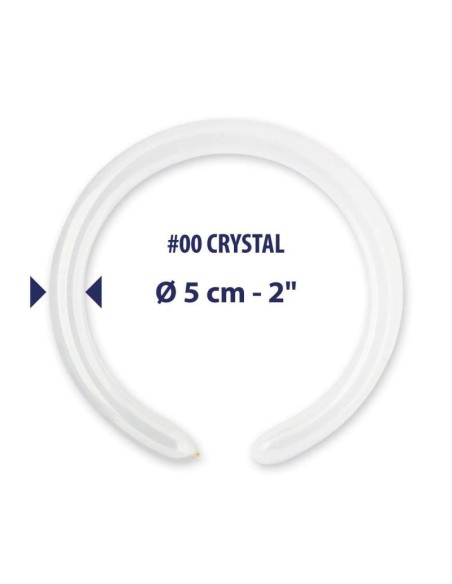 PALLONE LATTICE 260 TRASPARENTE PZ.100 - L'Officina delle feste