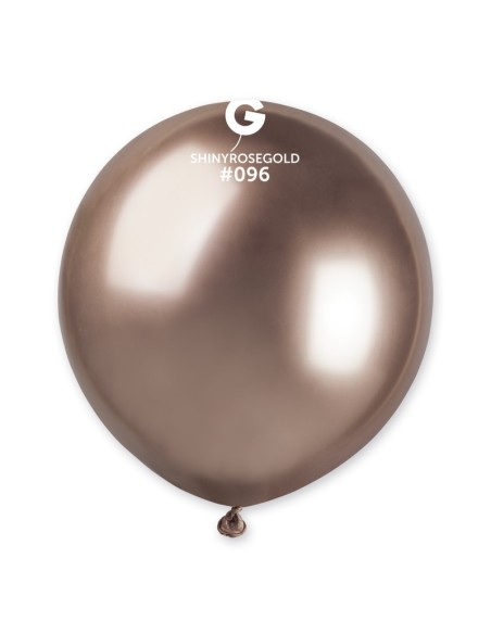 PALLONE LATTICE 48CM 19" SHINY ROSA GOLD 1PZ - L'Officina delle