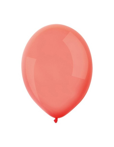 PALLONE LATTICE 5" /12 CM MACARON STRAWBERRY 100PZ - L'Officina