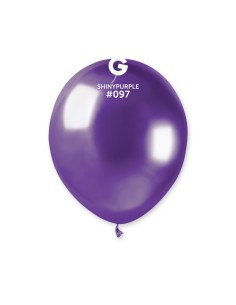 PALLONE LATTICE 5"/13CM SHINY VIOLA 100PZ - L'Officina delle 2