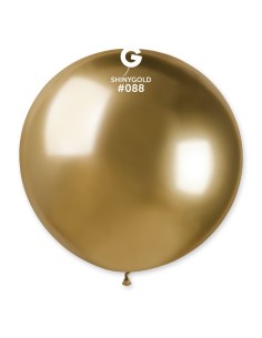 PALLONE LATTICE 80CM 31" SHINY ORO 1PZ - L'Officina delle feste 2