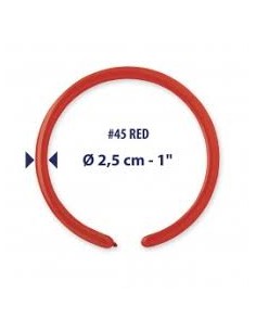 PALLONE LATTICE MODELLABILE 160 ROSSO PZ.100 - L'Officina delle 2
