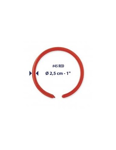 PALLONE LATTICE MODELLABILE 160 ROSSO PZ.100 - L'Officina delle