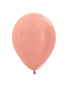 PALLONE LATTICE ROSE GOLD PERL 5" 13CM 100PZ - L'Officina delle 2