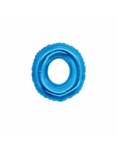 PALLONE LETTERA MINI "O" BLU CM.18 - L'Officina delle feste