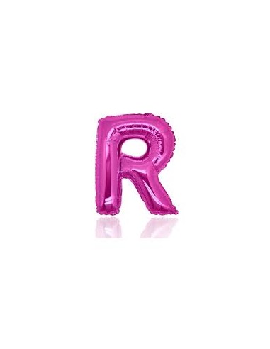 PALLONE LETTERA MINI "R" FUXIA CM.18 - L'Officina delle feste