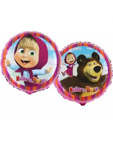 PALLONE MASHA E L'ORSO 18" CM. 45 - L'Officina delle feste