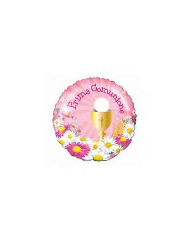 PALLONE MINI SHAPE COMUNIONE BIMBA 25CM - L'Officina delle feste
