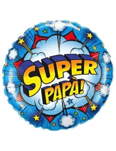 PALLONE MINI SHAPE 9" AUGURI PAPA' 23CM - L'Officina delle feste