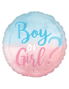 PALLONE MYLAR 18" BOY OR GIRL? 45CM - L'Officina delle feste 2
