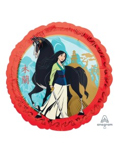 PALLONE MYLAR 18" PRINCIPESSA MULAN 45CM - L'Officina delle 2