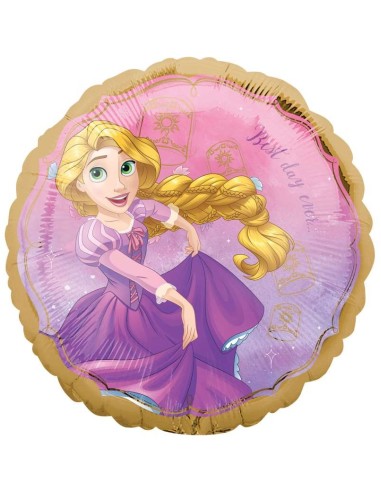 PALLONE MYLAR 18" PRINCIPESSA RAPUNZEL 45CM - L'Officina delle