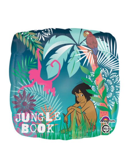 PALLONE MYLAR 18" 45CM LIBRO DELLA GIUNGLA MOWLI - L'Officina