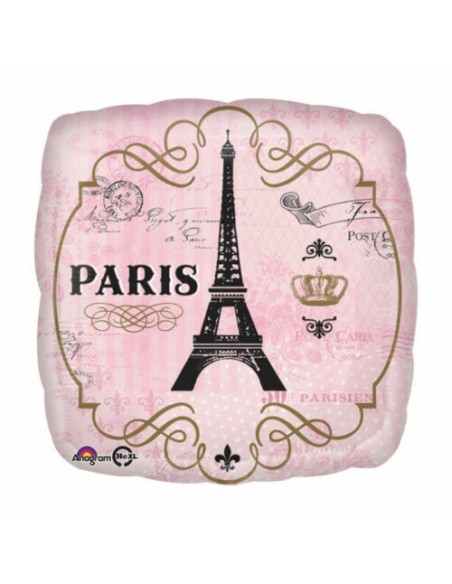 PALLONE MYLAR 18" A DAY IN PARIS 45CM - L'Officina delle feste