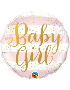 PALLONE MYLAR 18" BABY GIRL 45CM - L'Officina delle feste 2