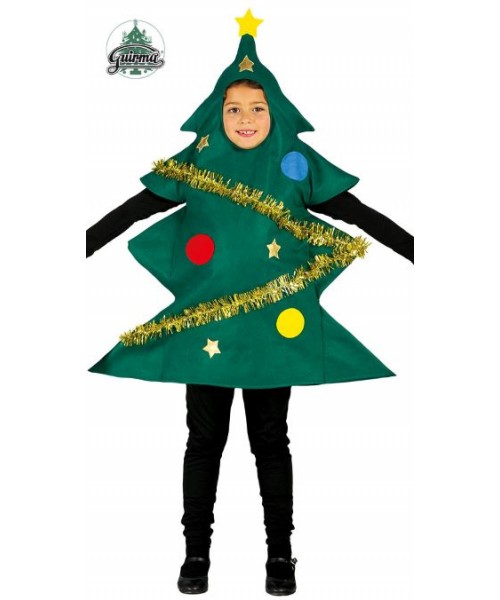 COSTUME ALBERO DI NATALE BAMB.7-9 ANNI