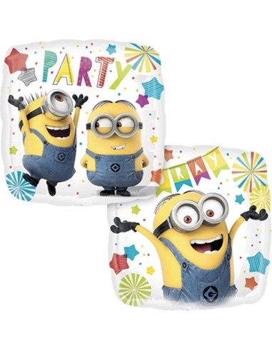 PALLONE MYLAR 18" DESPICABLE ME PARTY 45CM - L'Officina delle