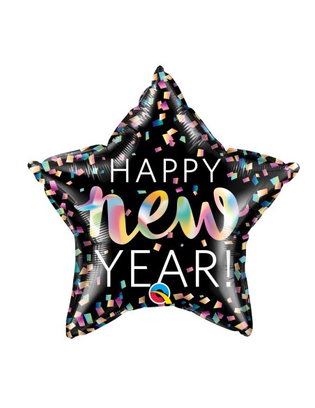 PALLONE MYLAR 18" HAPPY NEW YEAR CM. 45 - L'Officina delle feste
