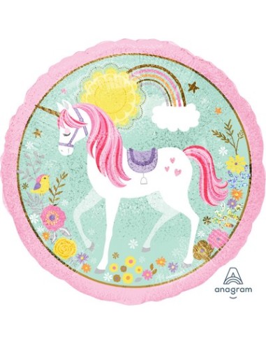 PALLONE MYLAR 18" MAGICAL UNICORN - L'Officina delle feste