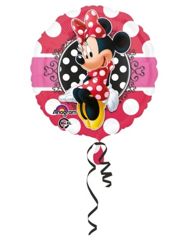 PALLONE MYLAR 18" MINNIE ROSSO 45CM - L'Officina delle feste