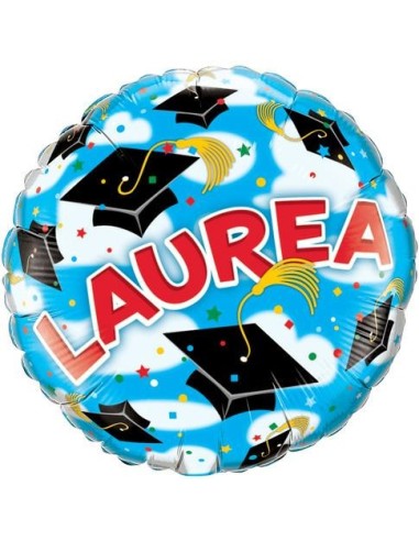 PALLONE MYLAR 18" QUALATEX LAUREA 45CM - L'Officina delle feste