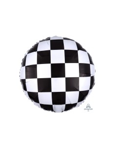 PALLONE MYLAR 18" SCACCHI 45CM 1PZ - L'Officina delle feste 2