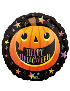 PALLONE MYLAR 18" ZUCCA HAPPY HALLOWEEN 45CM - L'Officina delle 2