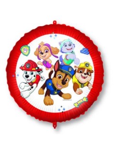 PALLONE MYLAR 18"/45CM PAW PATROL CON FILO E PESETTO - 2