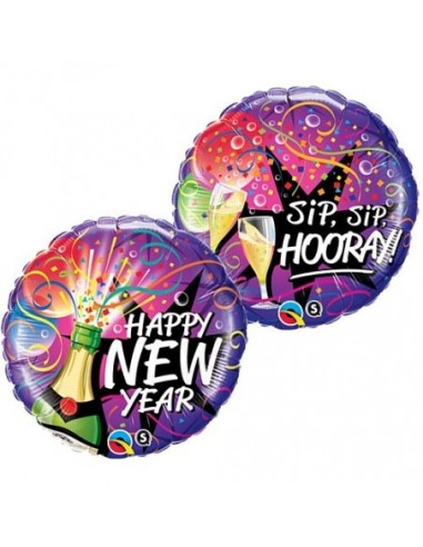 PALLONE MYLAR 18''NEW YEAR CM. 45 - L'Officina delle feste