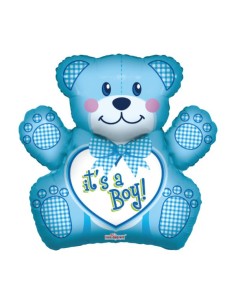 PALLONE MYLAR 28" ORSETTO CELESTE 71CM - L'Officina delle feste 2