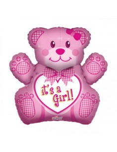 PALLONE MYLAR 28" ORSETTO ROSA 71CM - L'Officina delle feste 2