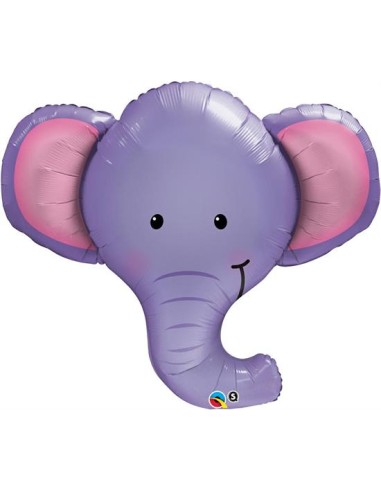 PALLONE MYLAR 32" TESTA ELEFANTE 99CM - L'Officina delle feste