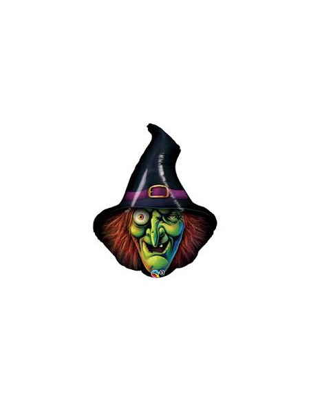 PALLONE MYLAR 34" TESTA STREGA 86CM - L'Officina delle feste