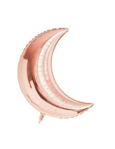 PALLONE MYLAR 35" LUNA ROSE GOLD 89CM - L'Officina delle feste