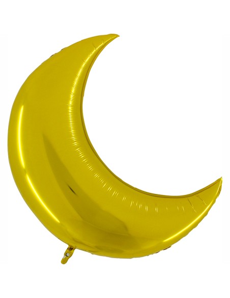 PALLONE MYLAR 36" LUNA ORO 76X78 - L'Officina delle feste