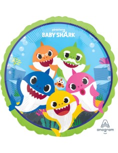 PALLONE MYLAR 45CM BABY SHARK 45CM - L'Officina delle feste 2