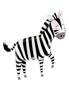 PALLONE MYLAR 50" ZEBRA CM.90X84 - L'Officina delle feste 2