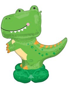 PALLONE MYLAR AIRLOONZ DINOSAURO T-REX H. 129CM - L'Officina 2