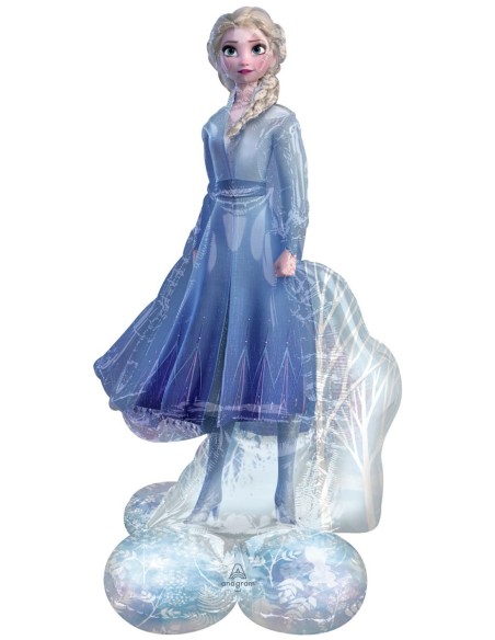 PALLONE MYLAR AIRLOONZ FROZEN ELSA H. 137CM - L'Officina delle