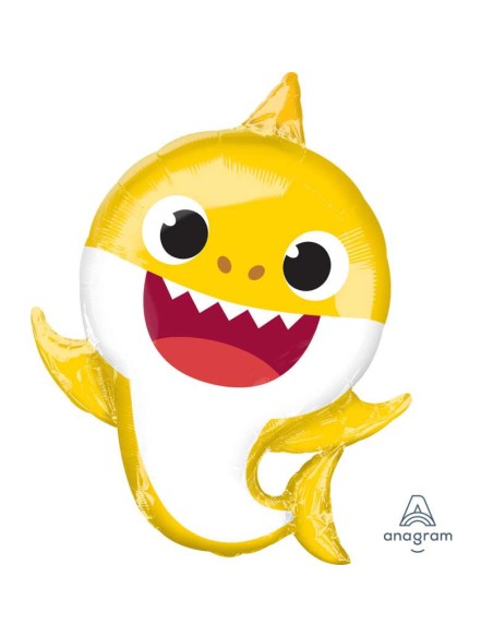 PALLONE MYLAR BABY SHARK 53X66CM - L'Officina delle feste PALLONE MYLAR BABY SHARK 53X66CM - L'Officina delle feste
